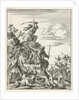 Louis VII, King of France, fighting alone against the enemy at Laodicea by Timotheus ten Hoorn