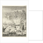 Sea Battle between Dutch and Spanish ships off the coast of Goa India by Jan Luyken