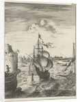 Ships sailing in Tripoli by Jan Luyken