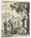 Thieves and swindlers punishment bricked by Jan Luyken