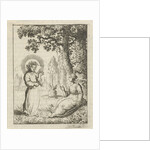 Christ and the soul personified by a fountain by Pieter Arentsz II