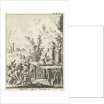 Laplanders worship God Thoron by Jan Luyken