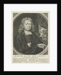 Portrait of David Flud van Giffen, pastor in Dordrecht by Anonymous