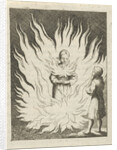 Christ beholds the personified soul surrounded by flames by Pieter Arentsz II