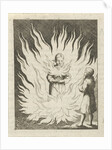 Christ beholds the personified soul surrounded by flames by Pieter Arentsz II