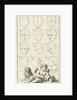 Twelve heads in different positions, labeled 1-12 by Willem Goeree