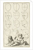 Twelve heads in different positions, labeled 1-12 by Willem Goeree