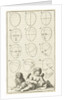 Twelve heads in different positions, labeled 1-12 by Willem Goeree