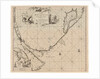 Sea chart of part of the coast of Brazil, Uruguay and Argentina by Johannes van Keulen I