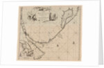 Sea chart of part of the coast of Brazil, Uruguay and Argentina by Johannes van Keulen I
