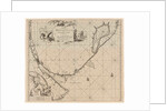 Sea chart of part of the coast of Brazil, Uruguay and Argentina by Johannes van Keulen I