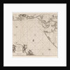 Sea chart of part of the coast of Brazil in the Most Holy Bay by Johannes van Keulen I