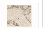 Sea chart of part of the coast of Brazil in the Most Holy Bay by Johannes van Keulen I