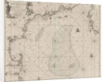 Sea chart of part of the east coast of the United States USA and Canada by Johannes van Keulen I