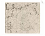 Sea chart of part of the east coast of the United States USA and Canada by Johannes van Keulen I
