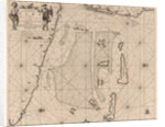 Sea chart of part of southeastern Florida and northeast of Cuba by Johannes van Keulen I