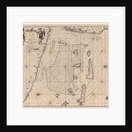 Sea chart of part of southeastern Florida and northeast of Cuba by Johannes van Keulen I