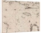 Sea chart of the south coast of Cuba and Jamaica by Johannes van Keulen I