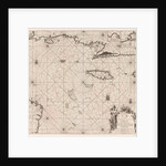 Sea chart of the south coast of Cuba and Jamaica by Johannes van Keulen I