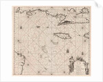 Sea chart of the south coast of Cuba and Jamaica by Johannes van Keulen I