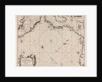 Sea chart of the coasts of Colombia, Panama, Costa Rica and Honduras, with an inset map of Cartagena by Johannes van Keulen I