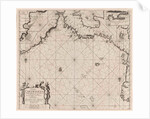 Sea chart of the coasts of Colombia, Panama, Costa Rica and Honduras, with an inset map of Cartagena by Johannes van Keulen I