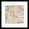 Sea chart of the Gulf of Paria to the mouth of the Orinoco river, Orinoquia, Venezuela by Johannes van Keulen I