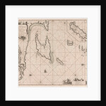 Sea chart of the Gulf of Paria to the mouth of the Orinoco river, Orinoquia, Venezuela by Johannes van Keulen I