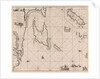 Sea chart of the Gulf of Paria to the mouth of the Orinoco river, Orinoquia, Venezuela by Johannes van Keulen I