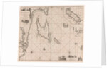 Sea chart of the Gulf of Paria to the mouth of the Orinoco river, Orinoquia, Venezuela by Johannes van Keulen I