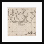 Sea chart of various Surinamese rivers by Anonymous