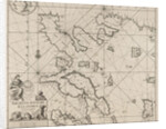 Sea chart of the western part of the Aegean part of the coast of Greece by Anonymous