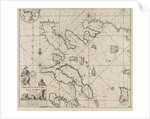 Sea chart of the western part of the Aegean part of the coast of Greece by Anonymous