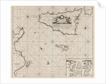 Map of the islands of Sicily and Malta and part of the coast of Tunisia by Anonymous
