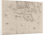 Sea chart of the coast of Ireland, Scotland, England and France by Johannes van Keulen I