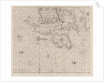 Sea chart of the coast of Ireland, Scotland, England and France by Johannes van Keulen I