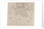 Sea chart of the coast of Ireland, Scotland, England and France by Johannes van Keulen I