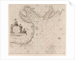 Sea chart of the east coast of England, with the mouth of the Humber by Anonymous