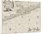 Sea chart of a large part of the Wadden by unknown
