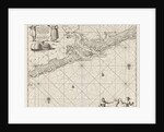 Sea chart of a large part of the Wadden by unknown