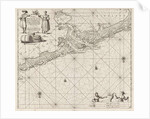 Sea chart of a large part of the Wadden by unknown