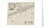 Sea chart of a large part of the Wadden by unknown