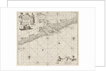 Sea chart of a large part of the Wadden by unknown
