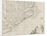 Sea chart of the Wadden Sea from Den Helder to Terschelling by Anonymous