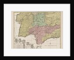 Map of the south of Spain and Portugal by unknown