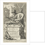 Moses and Aaron standing behind an altar by Willem Goeree