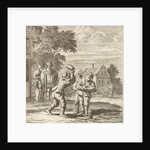 Children play a game by Pieter Arentsz II