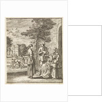 Adult daughter visits her mother and sisters by Cornelis van der Sys