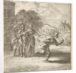 Boy with a skipping rope by Cornelis van der Sys