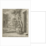 Mother points her child to a school by Cornelis van der Sys